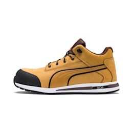 Puma Sicherheitsschuhe Dash Wheat Mid Für Herren   Mit Aucun   Braun   Größe: 42