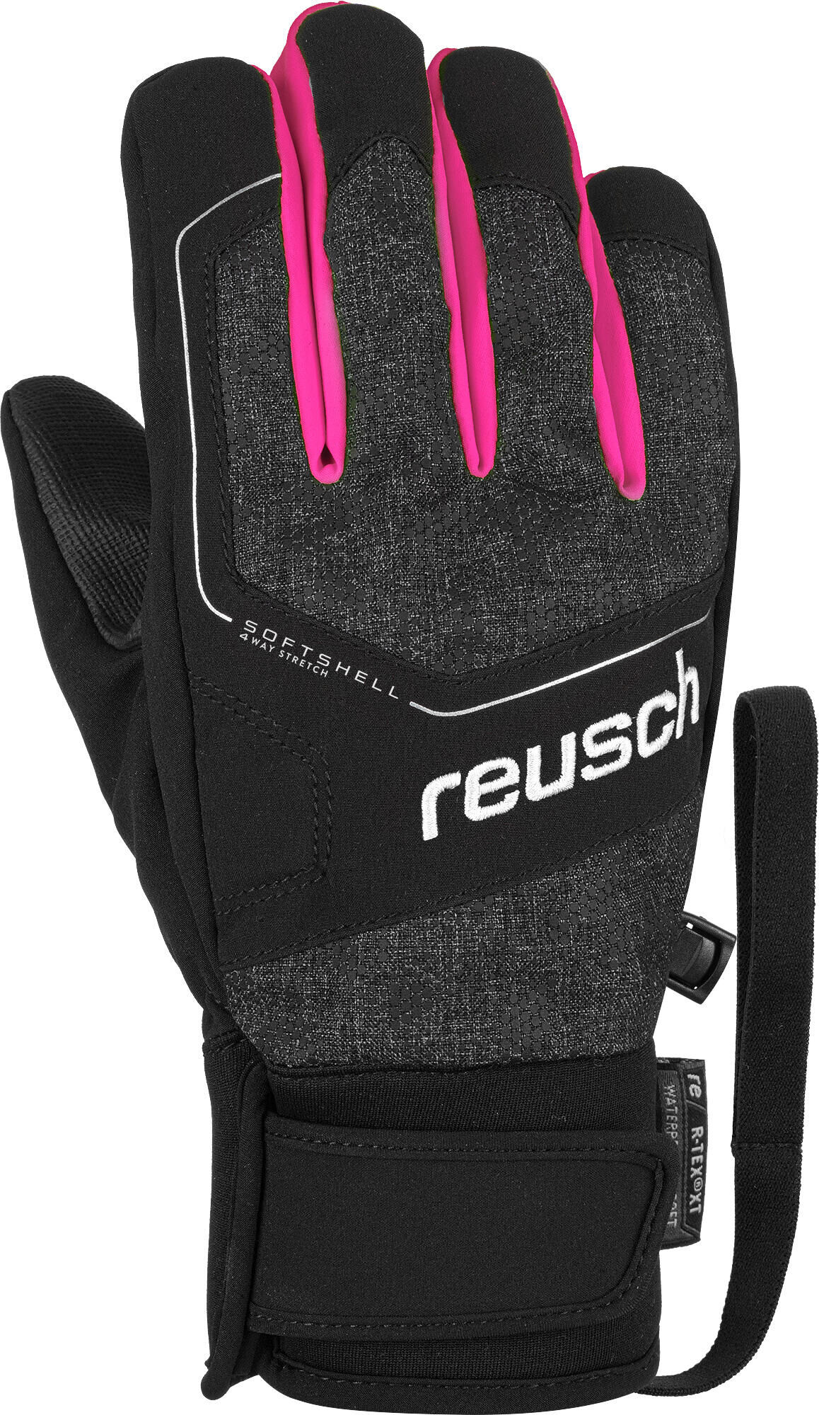 Reusch Torby R-tex® XT Junior black melange / black / very berry (7012) 6