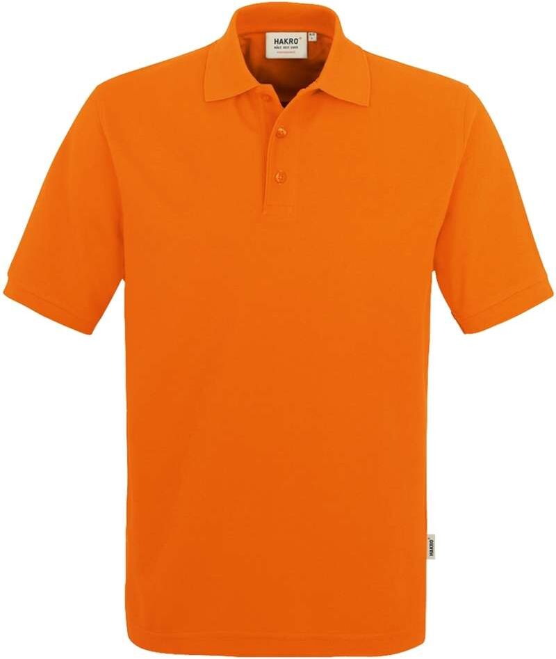 HAKRO 816 Comfort Fit Poloshirt Kurzarm orange, Einfarbig