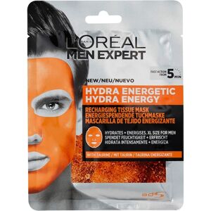 L'Oréal Paris Men Expert Pleje Ansigtspleje Hydra Energetic energirig sheet mask