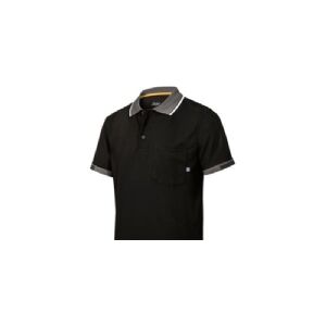 HULTAFORS Snickers poloshirt str. M - sort m/ribkrave og brystlomme - 2724