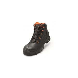 Uvex 65232, Unisex, Voksen, Sikkerhedsstøvler, Sort, Orange, ESD, HI, HRO, S3, SRC, Snørrelukning