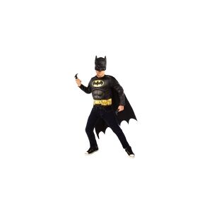 Rubies Batman Deluxe Muskeltop, Kappe, Maske og batarangs til børn