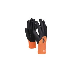 LOCAL Handsker OX-ON Winter Comfort 3300, sort/orange, størrelse 9