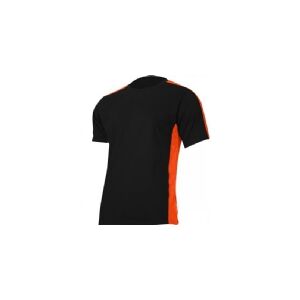 LAHTIPRO Lahti Pro T-shirt 180G/M2, sort og orange S (L4023001)