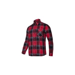 LAHTIPRO Lahti Pro rød flannelskjorte, 120G/M2, 3XL (LPKF13XL)