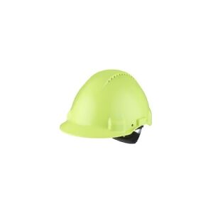 Sikkerhedshjelm HI-Viz 3M Peltor G3000 Uvicator - skrueindstilling. UV-stabiliseret ABS-plast