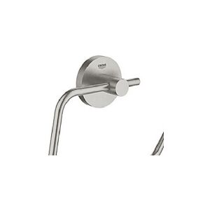 Grohe Start toiletpapirholder - metal Supersteel u/låg