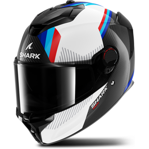 Shark Integralhjelm  Spartan GT Pro Dokhta, Carbon/Hvid/Blå