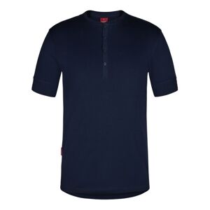 Fe Engel Grandad T-Shirt, 9256, Kortærmet, Blå, Str. S