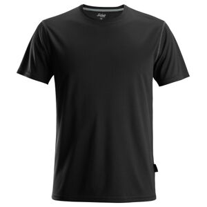 Snickers T-Shirt 2558, 100 % Genbrugspolyester, Sort, Str. 3xl