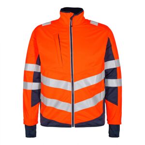 Fe Engel Softshelljakke 1158, En 20471 Kl.2, Orange/marine, 5xl