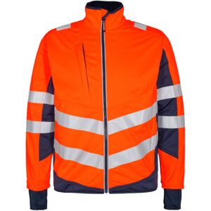 Fe Engel Softshelljakke 1158, En 20471 Kl.2, Orange/marine, M