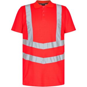 Fe Engel Poloshirt 9546, En20471 Kl.2, Rød, Str. 5xl