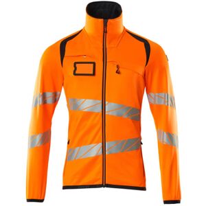 MASCOT® Mascot Fleecetrøje 19103, High-Vis Kl.2 Orange/mørk Marine, L