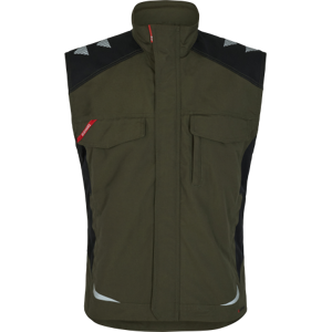 FE Engel Vest 5810-254 Grøn/sort Xl