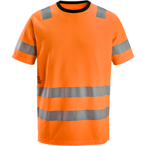 Snickers T-Shirt 2536, High-Vis Orange, Kl. 2, Str. L