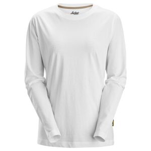 Snickers Langærmet T-Shirt, Dame, Hvid, Str. 2xl