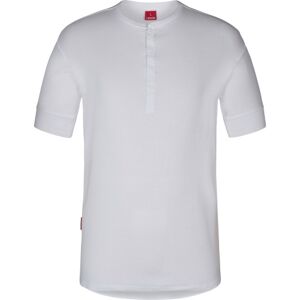 Fe Engel Grandad T-Shirt, 9256, Kortærmet, Hvid, Str. S S Hvid