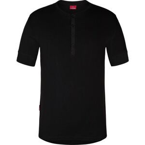 Fe Engel Grandad T-Shirt, 9256, Kortærmet, Sort, Str. 3xl