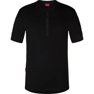 Fe Engel Grandad T-Shirt, 9256, Kortærmet, Sort, Str. 3xl