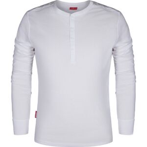 Fe Engel Grandad T-Shirt, 9257, Langærmet, Hvid, Str. Xl XL Hvid