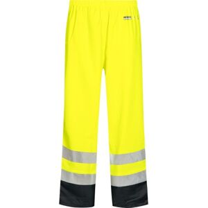 Lyngsøe Pu Regnbuks, High-Vis Gul/marine, Klasse 2, Str. 5xl