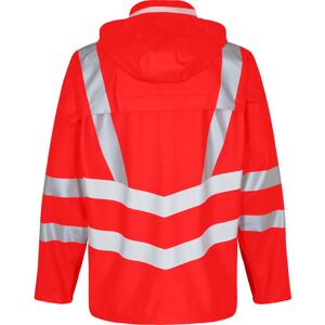 Fe Engel Regnjakke, High-Vis Rød, Klasse 3, Str. 6xl XXXXXXL Rød