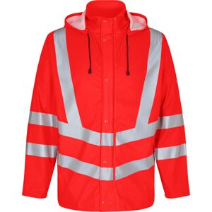 Fe Engel Regnjakke, High-Vis Rød, Klasse 3, Str. 2xl XXL Rød