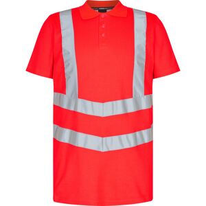 Fe Engel Poloshirt 9546, En20471 Kl.2, Rød, Str. M