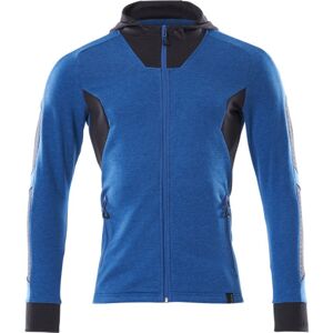 MASCOT® Hættetrøje Med Lynlås, Moderne XL azurblå/mørk marine