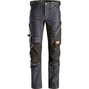 Snickers Stretch Buks 6956 Slim Fit, Flexiwork Denim, Str. 152 152 Sort