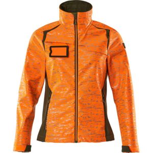 MASCOT® Softshell Jakke,M,Hi-Vis Orang M hi-vis orange/mosgrøn