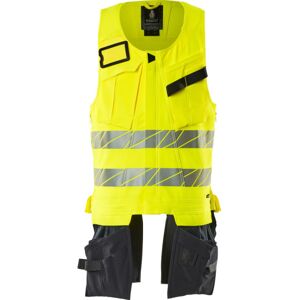 MASCOT® Værktøjsvest,2xl,Hi-Vis Gul/mø