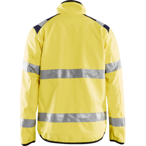 Blåkläder High Vis Light Softshell Jakke Gul/marineblå L L High Vis Gul/Marineblå