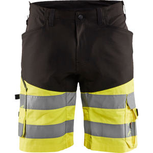 Blåkläder High-Vis Shorts Sort/gul C48 Sort/gul C48 C48 Sort/High Vis Gul