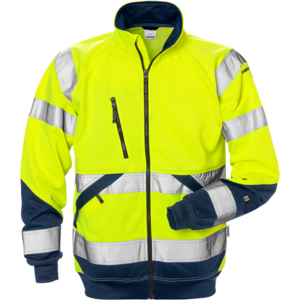 Fristads Hi Vis Sweat Jakke Kl. 3 7426 XXXL