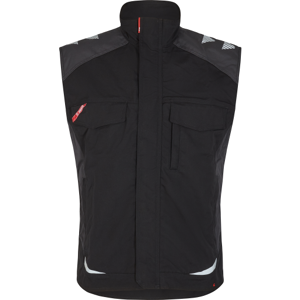 FE Engel Vest 5810-254 Sort/grå 4xl