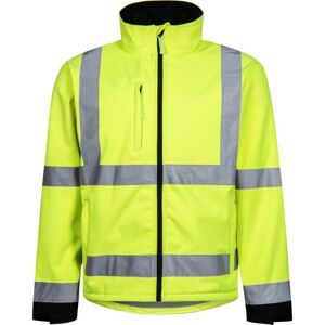 Lyngsøe Softshell Jakke Gul/sort   S