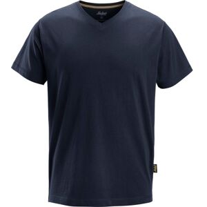 Snickers T-Shirt 2512 Med V-Hals, Navy, Str. 3xl XXXL Navy