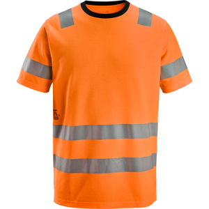 Snickers T-Shirt 2536, High-Vis Orange, Kl. 2, Str. S S Fluor. orange