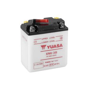 YUASA YUASA konventionelt YUASA-batteri uden syrepakke - 6N6-3B Batteri uden syrepakke
