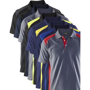 Blåkläder 3324 Poloshirt / Poloshirt - L - Sort/high Vis Gul