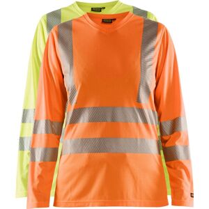 Blåkläder 3485 Dame High Vis T-Shirt Lang Ærme / Dame High Vis T-Shirt Lang Ærme - L - High Vis Gul