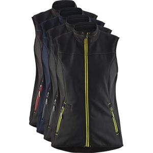 Blåkläder 3851 Dame Softshell Vest / Dame Softshell Vest - Xs - Sort/rød