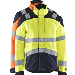 Blåkläder 4089 Multinorm Jakke Inherent / Multinorm Arbejdsjakke Inherent - 4xl - High Vis Orange/marineblå