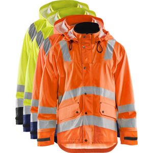 Blåkläder 4327 High Vis Regnjakke Level 3 / High Vis Regnjakke Level 3 - L - High Vis Orange/marineblå