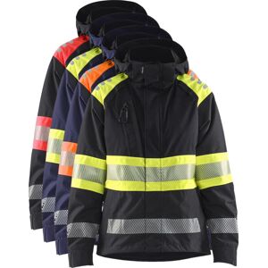 Blåkläder 4430 Dame High Vis Skaljakke / Dame High Vis Skaljakke - 2xl - Marineblå/high Vis Orange