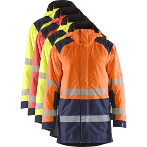 Blåkläder 4457 High Vis Vinterparkajakke / High Vis Vinterparkajakke - L - High Vis Rød/sort