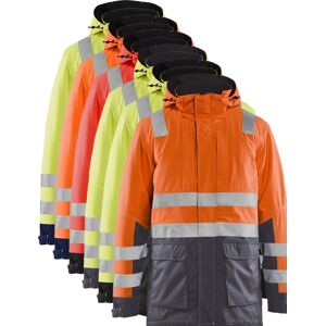 Blåkläder 4495 High Vis Vinter Parka / High Vis Vinter Parka - L - High Vis Rød/sort